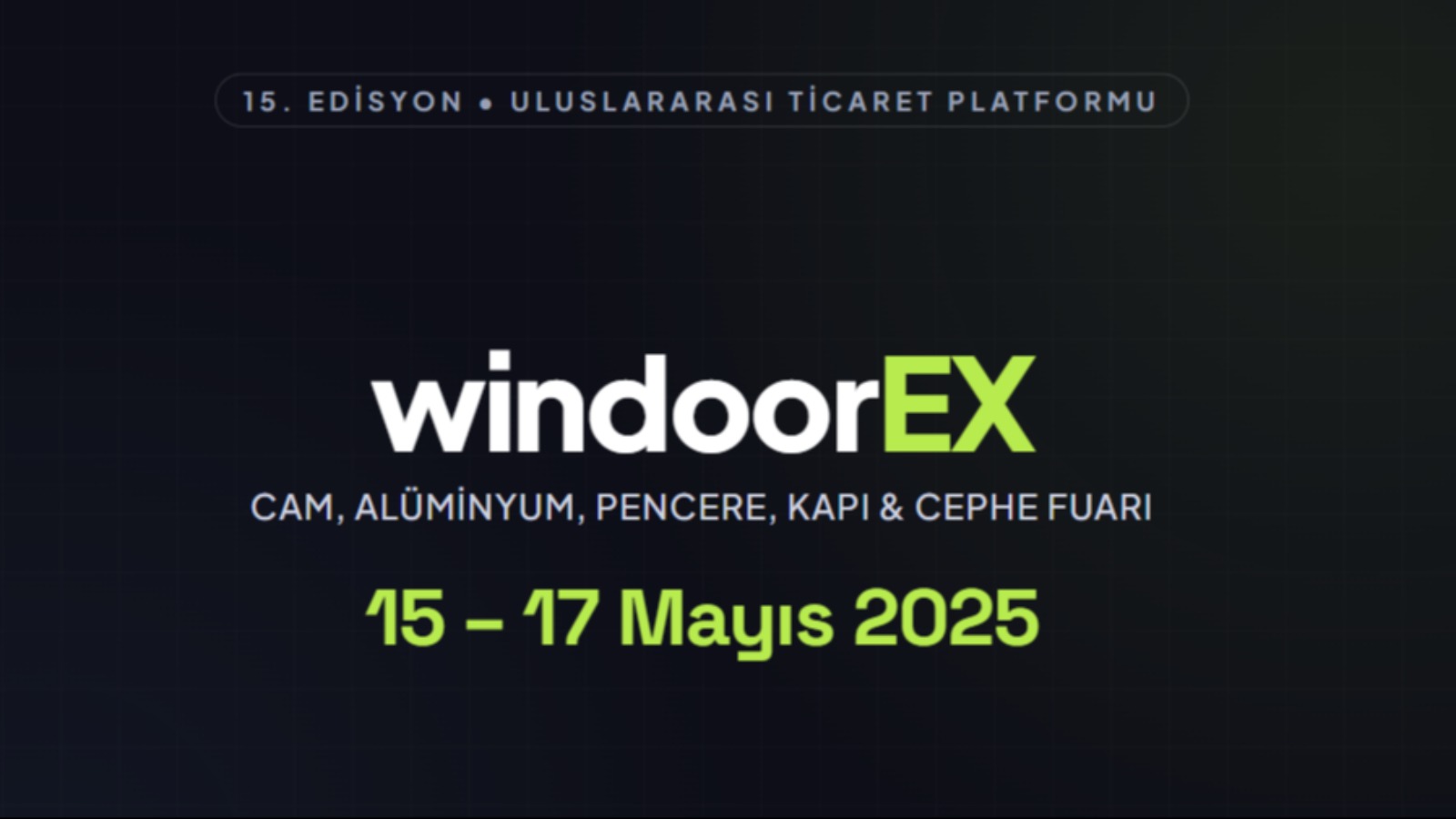 WindoorEX Fuarı 2025