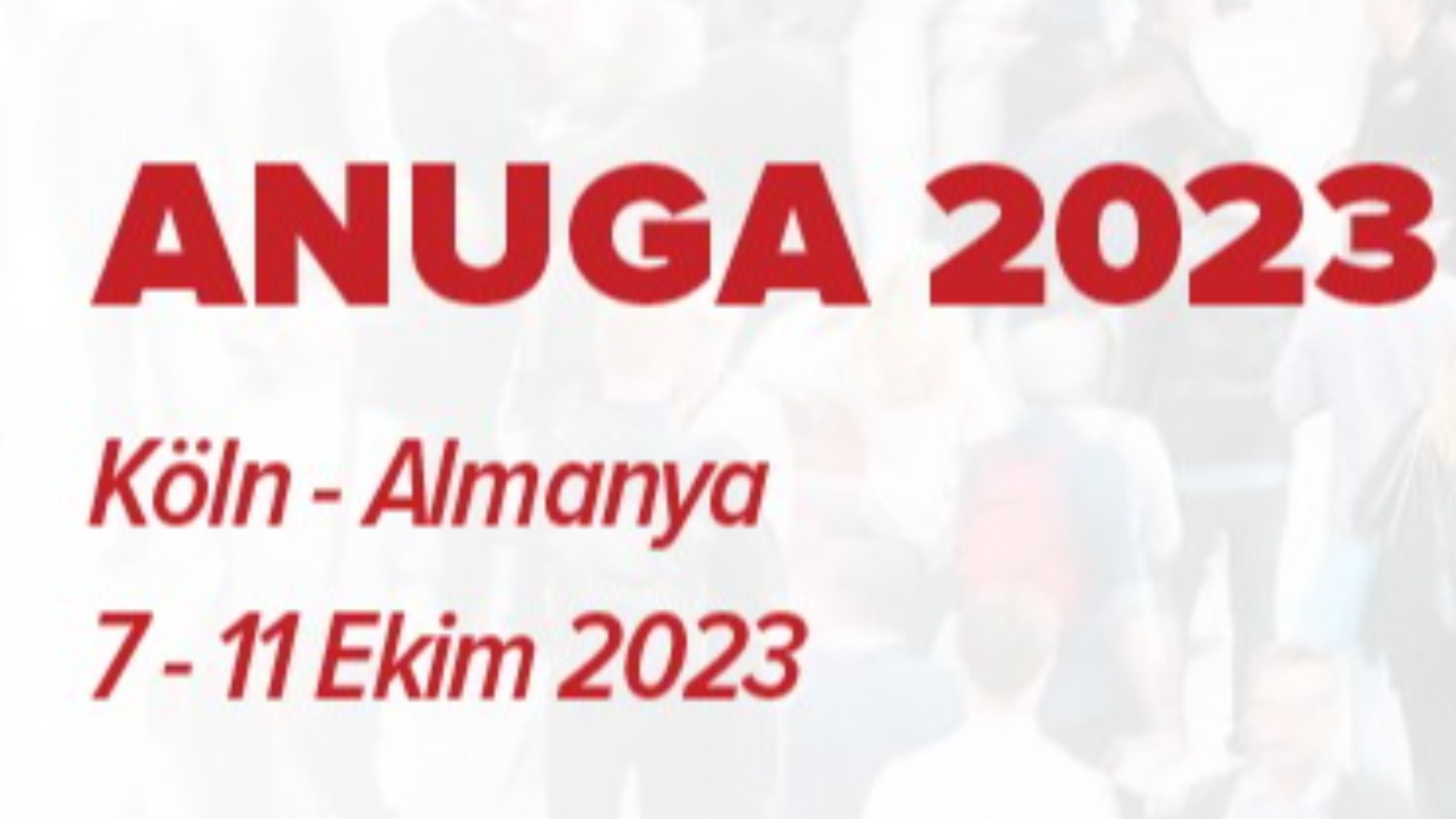 Köln ANUGA Gıda Fuarı
