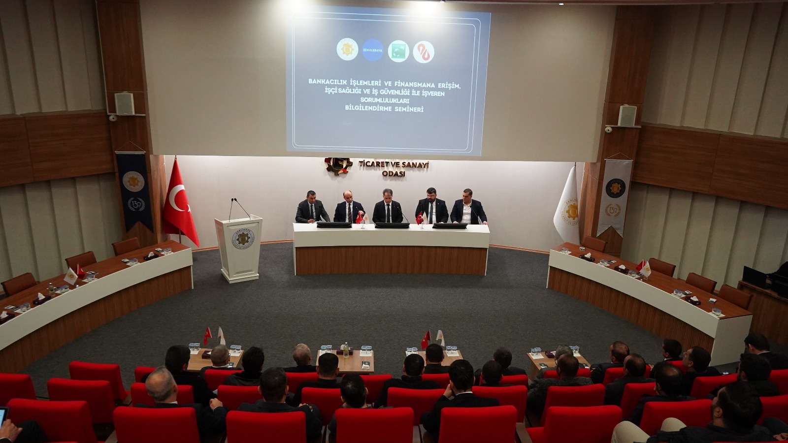 Bankacılık İşlemleri ve Finansmana Erişim, İşçi Sağlığı ve İş Güvenliği ile İşveren Sorumlulukları Bilgilendirme Semineri Gerçekleştirildi. 